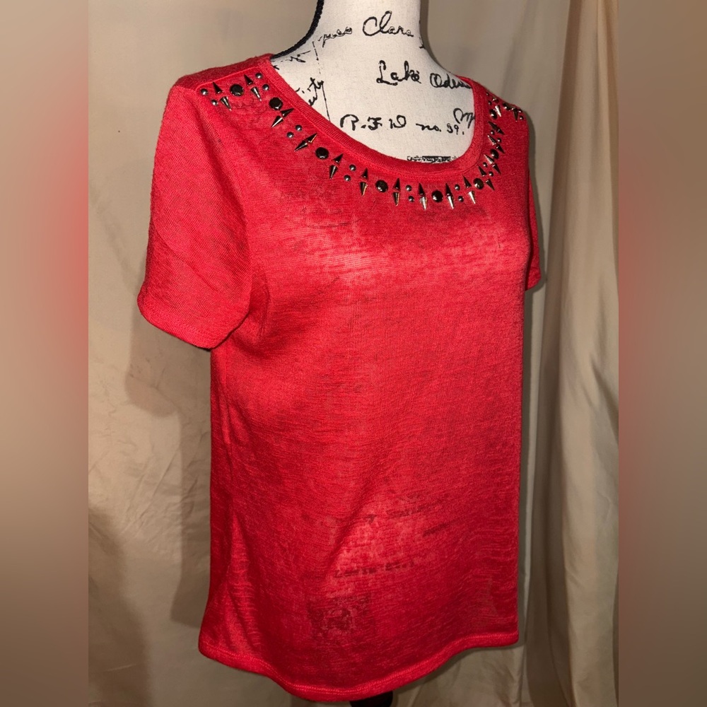 🌺 3 For $20 ~ Essentials By Milano Women’s Size Large Dressy Tee Shirt 🧡